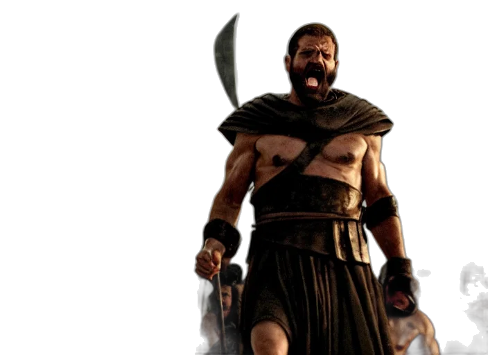 sword, concept art, fantasy art, 3d render, cinematic, film, still, joe transparent PNG cut-out
