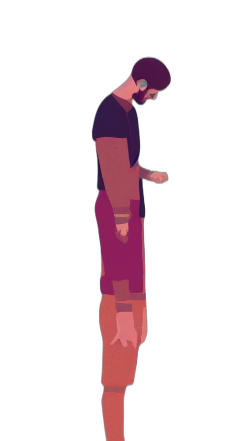 dress, staff, shoes, face, pixel art, concept art, cartoon, 3d render transparent PNG cut-out