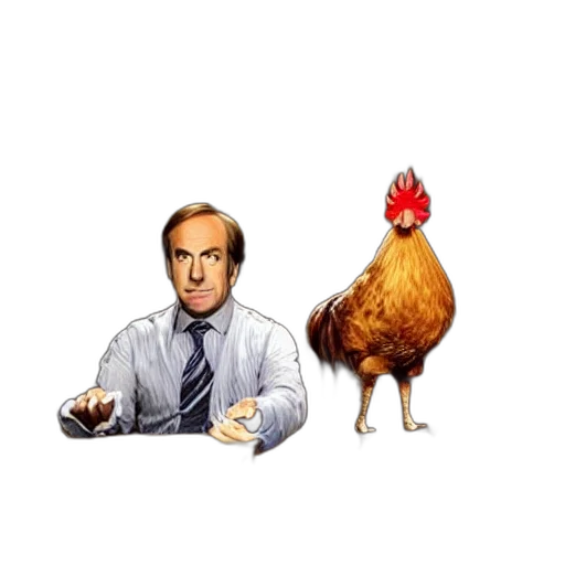 animal, food, creature, pixel art, concept art, saul, goodman, rooster transparent PNG cut-out