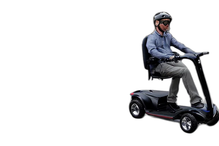 robot, car, concept art, 3d render, mobility, scooter, designed, produced transparent PNG cut-out