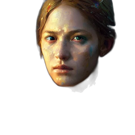 face, mask, crown, staff transparent PNG cut-out