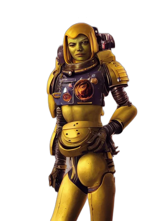robot, concept art, 3d render, fantasy art transparent PNG cut-out