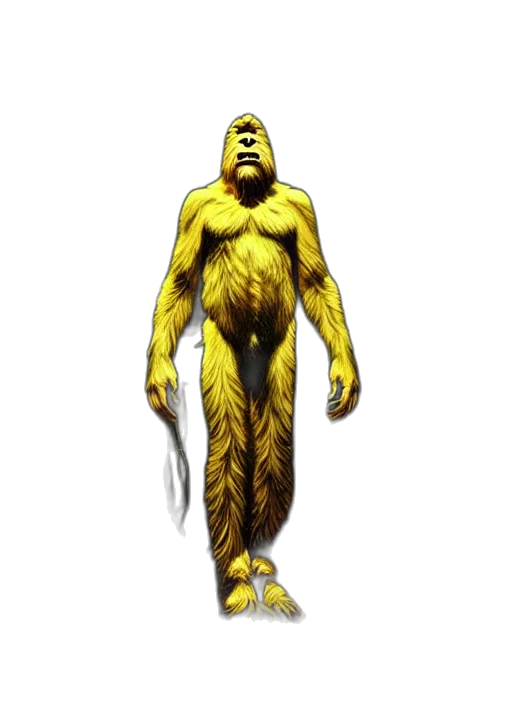 creature, animal, staff, hair transparent PNG cut-out