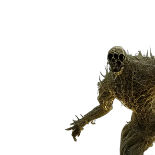 creature, mask, animal, concept art, 3d render, fantasy art, comic book art, full transparent PNG cut-out