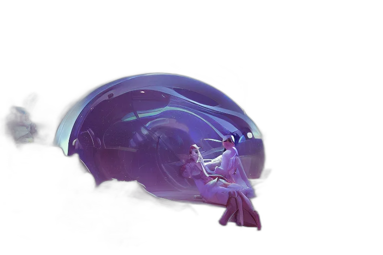 robot, umbrella, creature, car transparent PNG cut-out