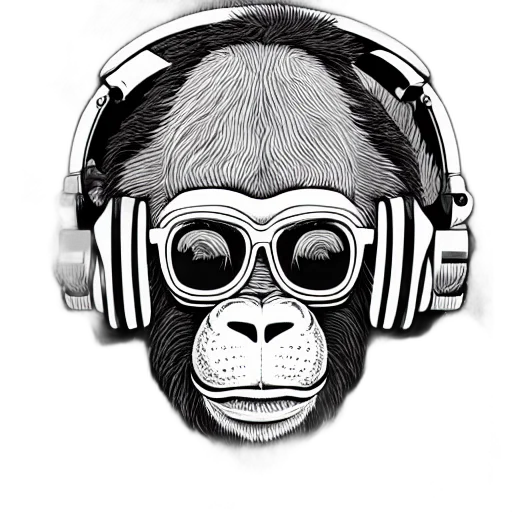 mask, animal, cartoon, photorealistic transparent PNG cut-out