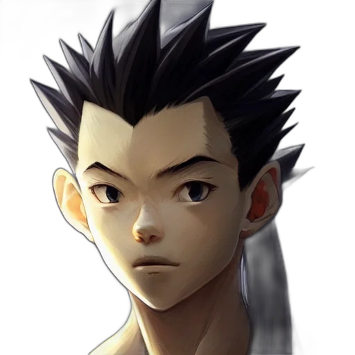 face, staff, mask, dragon, photorealistic, concept art, anime, fantasy art transparent PNG cut-out
