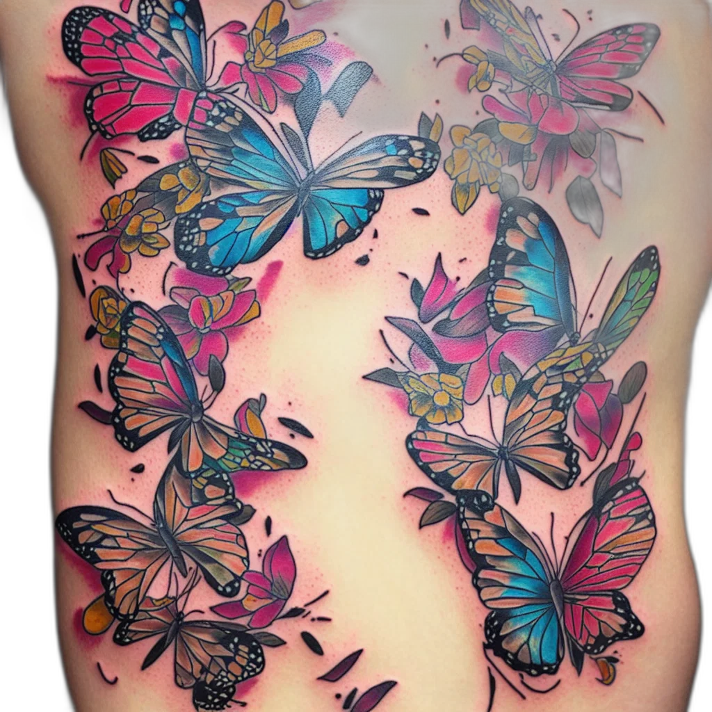 watercolor, photorealistic, colorful, pastel transparent PNG cut-out