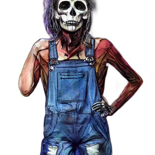 mask, face, watercolor, concept art, comic book art, cartoon, full, body transparent PNG cut-out