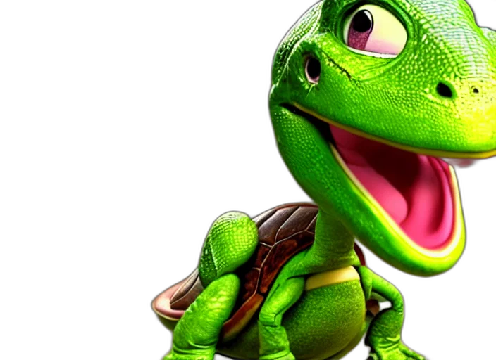 animal, dragon, 3d render, photorealistic, concept art, film, still, yoshi transparent PNG cut-out