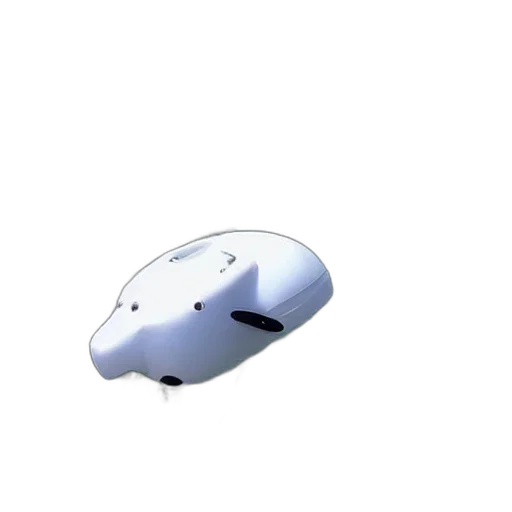 robot, mask, hat, weapon, 3d render, photorealistic, concept art, underwater transparent PNG cut-out
