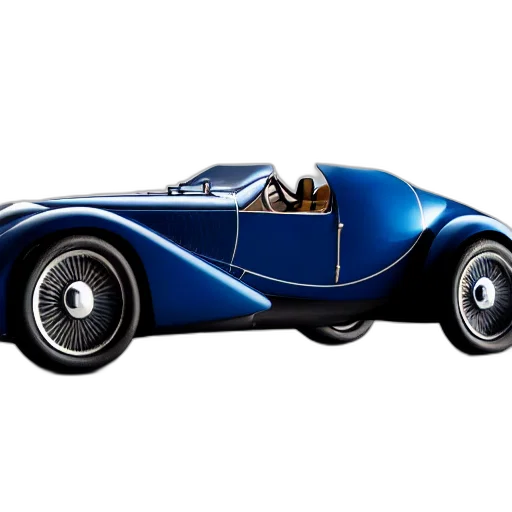 car, photorealistic, 3d render, bugatti, type, atlantic, concept, studio transparent PNG cut-out