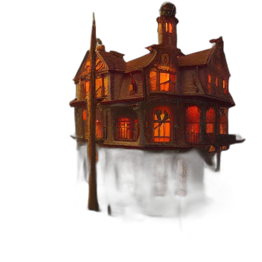 building, crown, concept art, pixel art, watercolor, 3d render, fog, snow transparent PNG cut-out