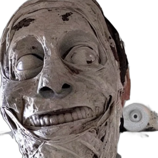 mask, face, robot, creature transparent PNG cut-out