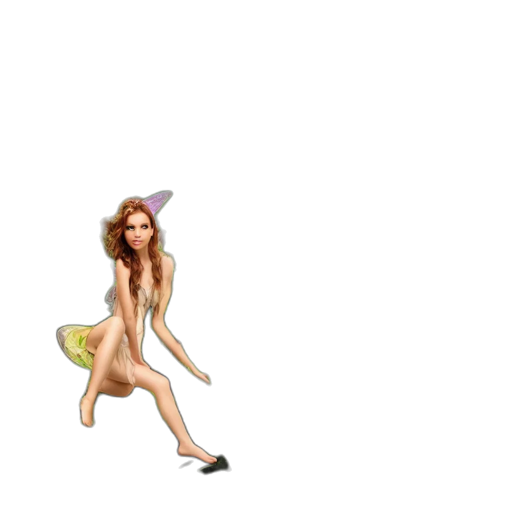 pixel art, concept art, cartoon, 3d render, fairy, jungle, magical, environment transparent PNG cut-out