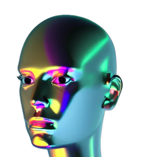 face, robot, mask, crown transparent PNG cut-out