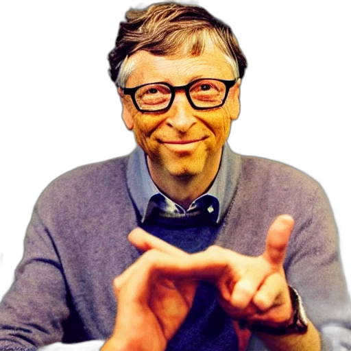 staff, face, animal, robot, bill, gates, holding, vaccine transparent PNG cut-out