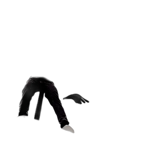 shoes, creature, staff, hair transparent PNG cut-out