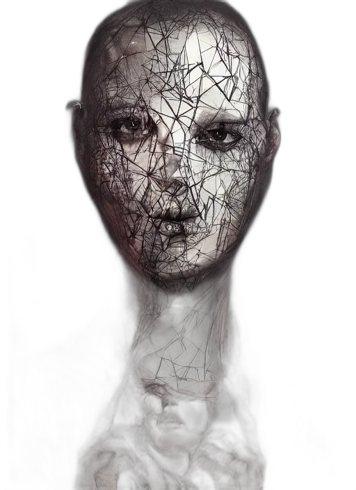 mask, face, robot, crown transparent PNG cut-out
