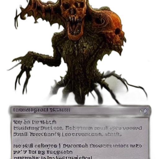 creature, tree, mask, concept art transparent PNG cut-out