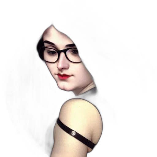 face, jewelry, staff, dress transparent PNG cut-out