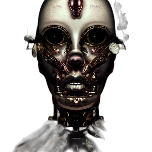 mask, robot, face, jewelry transparent PNG cut-out