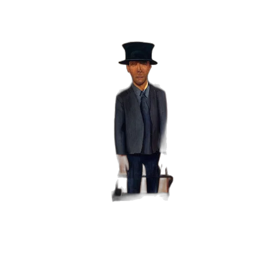 hat, staff, jacket, umbrella transparent PNG cut-out
