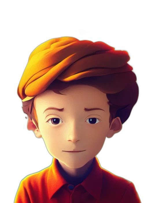 face, hat, staff, crown, cartoon, photorealistic, 3d render, concept art transparent PNG cut-out