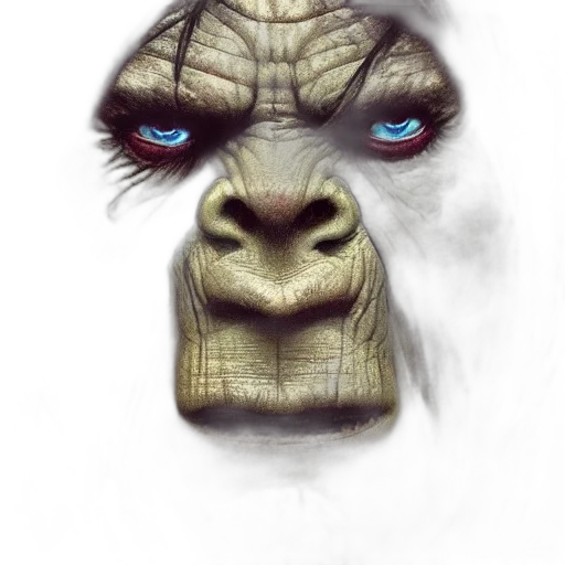 face, creature, mask, animal, concept art, photorealistic, fantasy art, comic book art transparent PNG cut-out