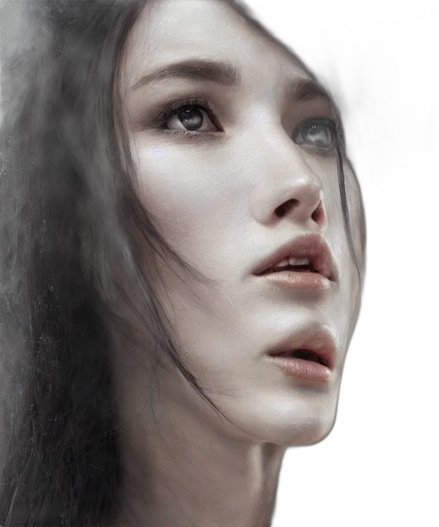 face, robot, hair, jewelry transparent PNG cut-out