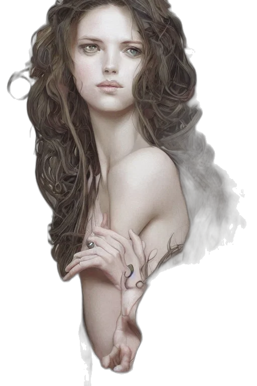 hair, dress, jewelry, crown transparent PNG cut-out