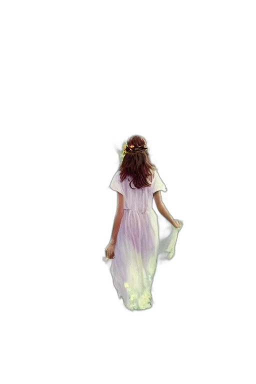 dress, creature, hair, mask, concept art, pixel art, fantasy art, watercolor transparent PNG cut-out