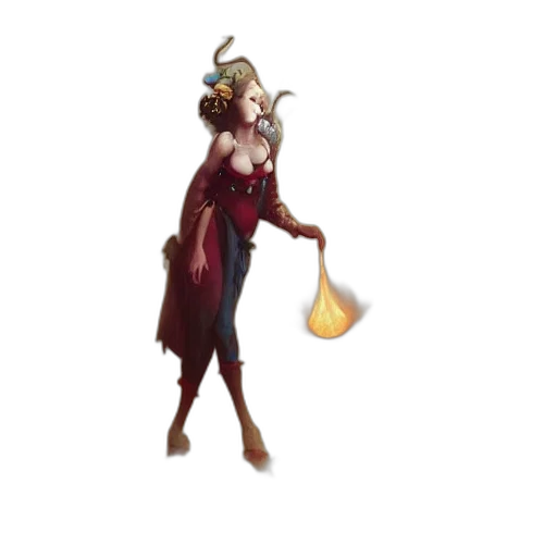 staff, dress, weapon, crown transparent PNG cut-out
