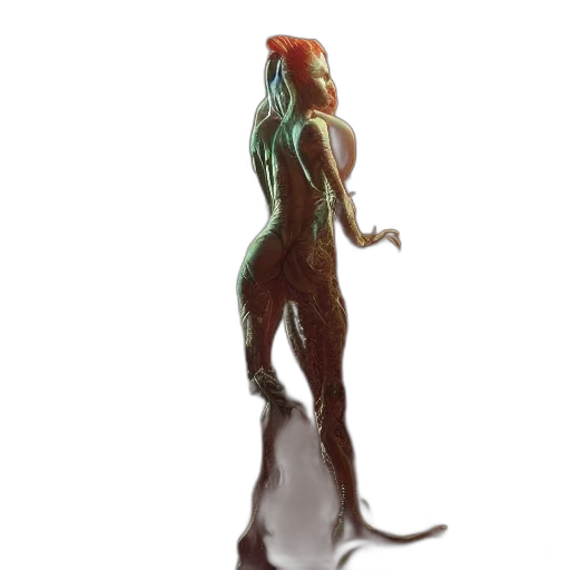 creature, dress, hair, animal transparent PNG cut-out