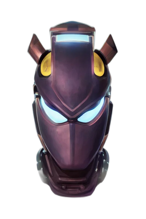 robot, mask, face, weapon transparent PNG cut-out