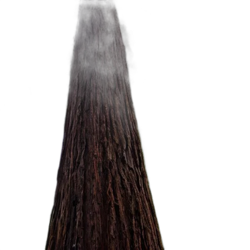 hair, staff, sword, tree, photorealistic, 3d render, concept art, fog transparent PNG cut-out