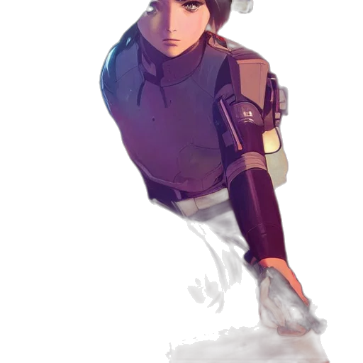 robot, weapon, staff, sword transparent PNG cut-out