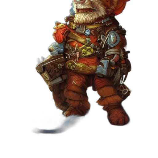staff, face, robot, fantasy art transparent PNG cut-out