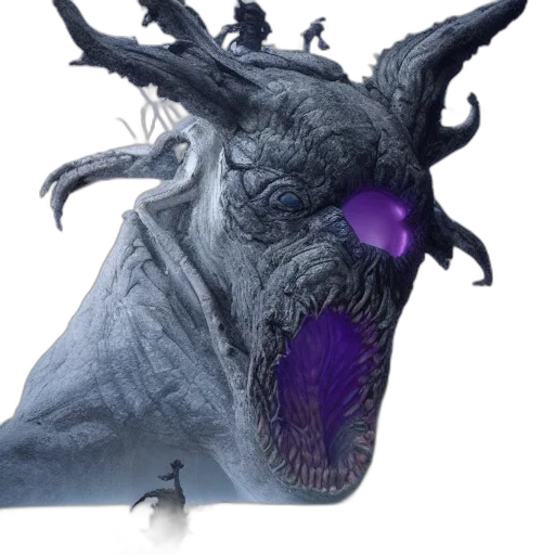 dragon, creature, mask, animal transparent PNG cut-out