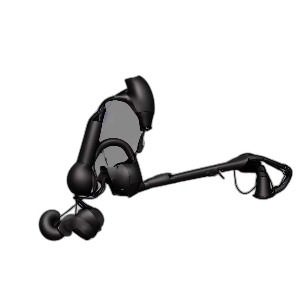 staff, weapon, 3d render, aerodynamic transparent PNG cut-out