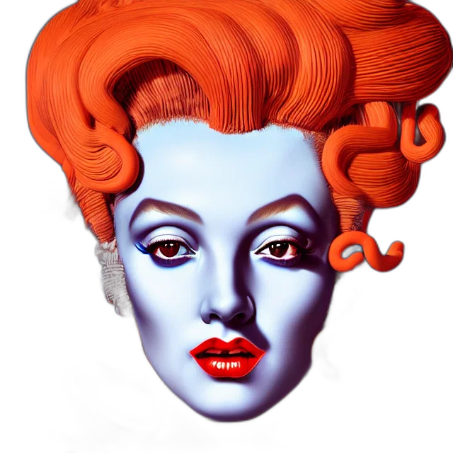 face, crown, mask, hair, photorealistic, cartoon, concept art, comic book art transparent PNG cut-out