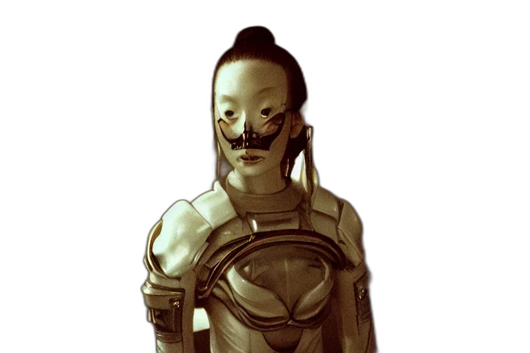 robot, mask, face, creature transparent PNG cut-out