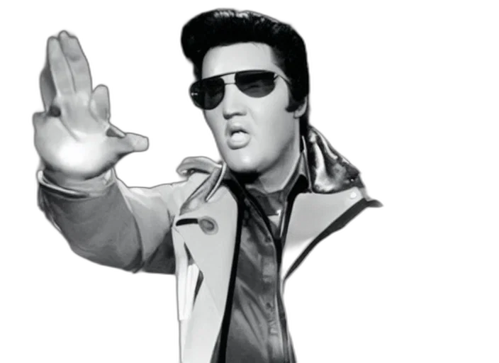 jacket, archive, footage, elvis transparent PNG cut-out