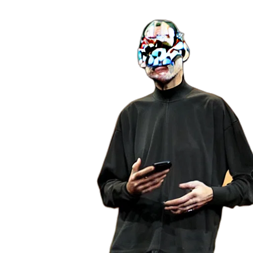mask, face, robot, jacket transparent PNG cut-out