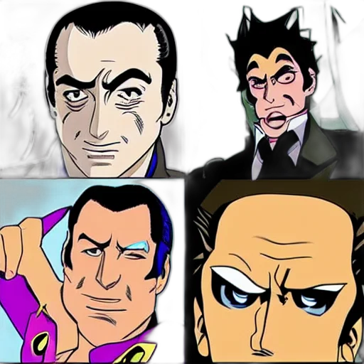 face, comic book art, cartoon, anime transparent PNG cut-out
