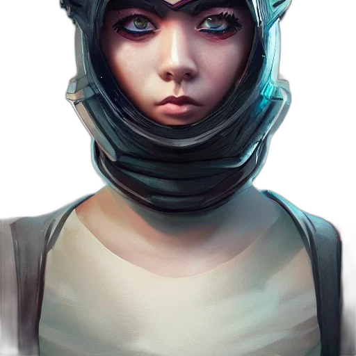 robot, face, mask, staff transparent PNG cut-out