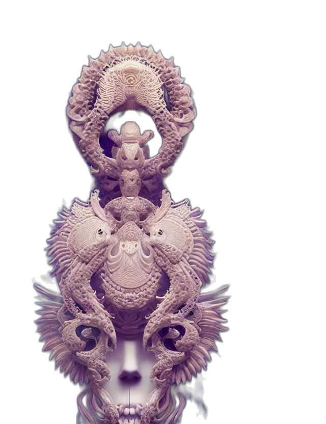 dragon, jewelry, crown, creature transparent PNG cut-out