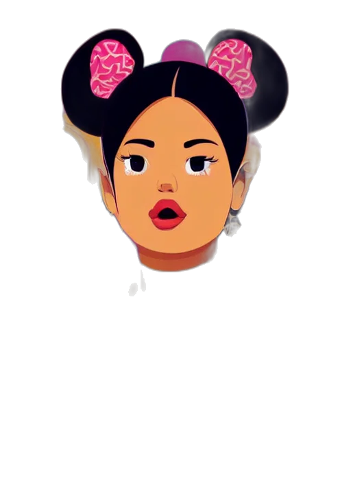 face, cartoon, pixel art, 3d render transparent PNG cut-out