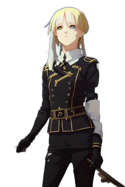staff, jacket, dress, crown transparent PNG cut-out