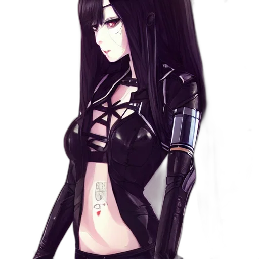 jacket, staff, dress, weapon transparent PNG cut-out